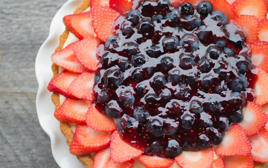 No Bake Easy Fruit Flan