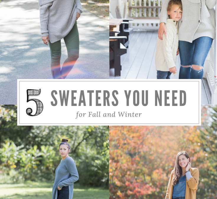 The 5 Sweaters You Need For Fall and Winter