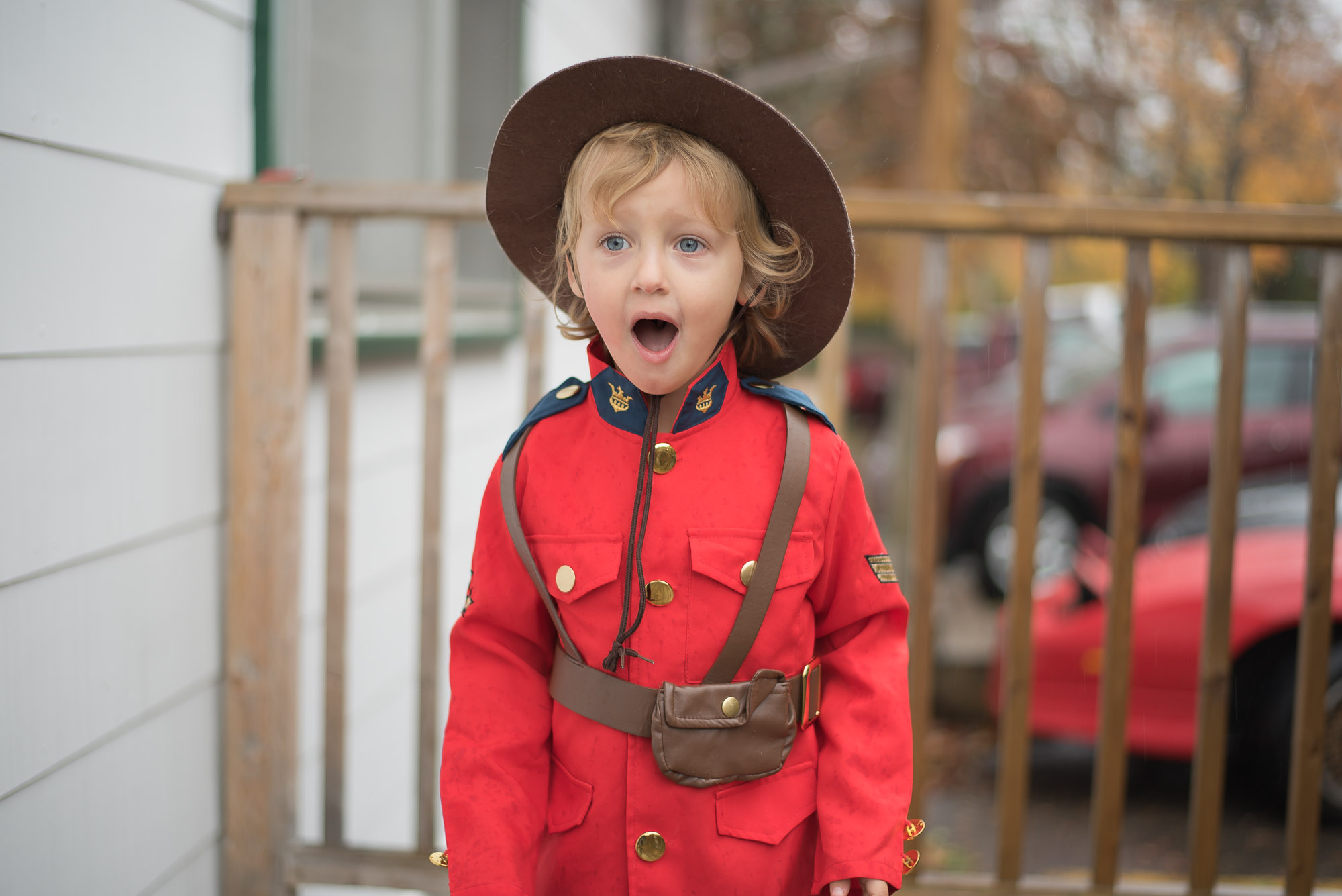 Wild Rosebuds Little Aubrey in a Marshall costume from Paw Patrol