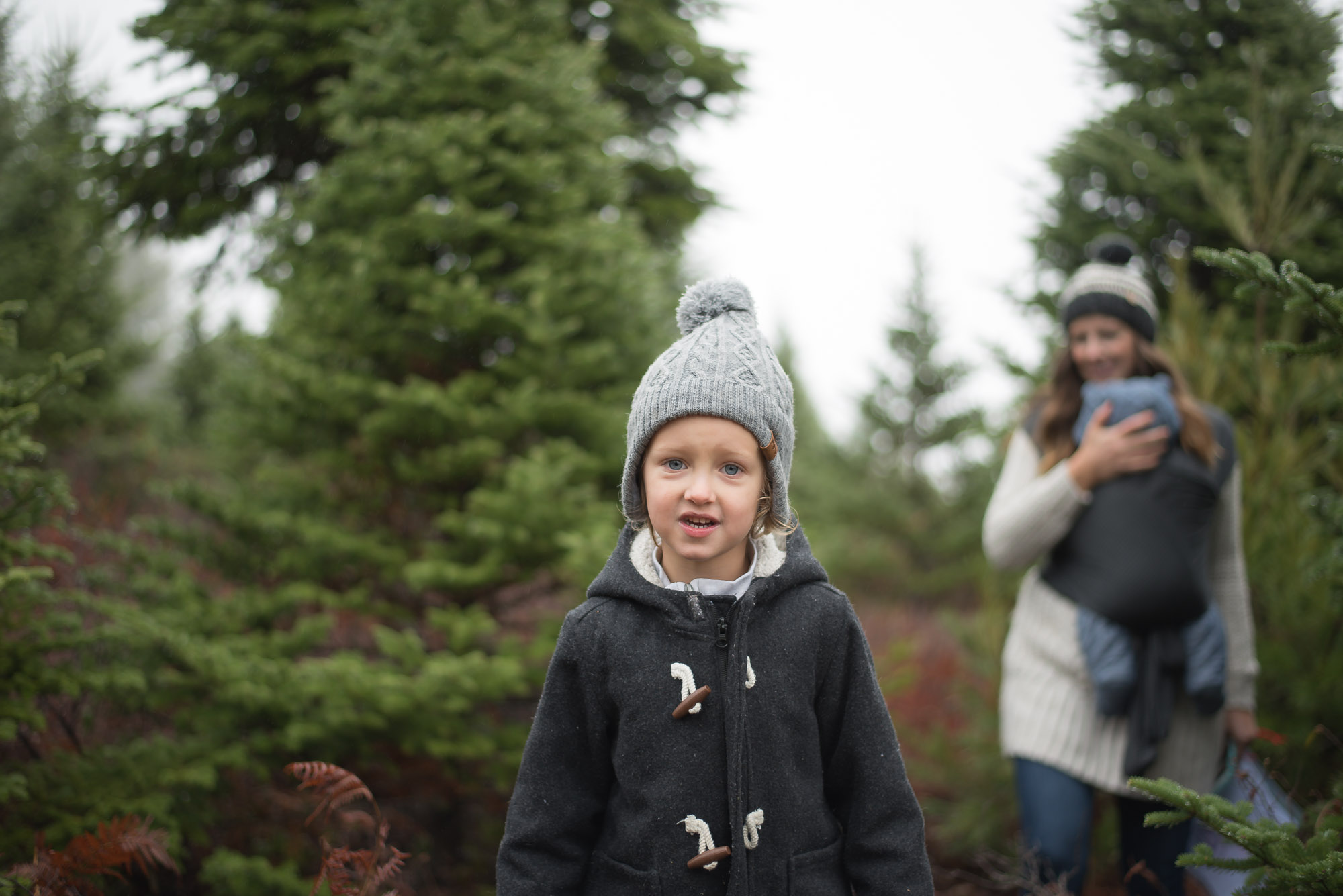 Wild Rosebuds continues her family tradition of tagging a Christmas Tree at her Great Uncles lot