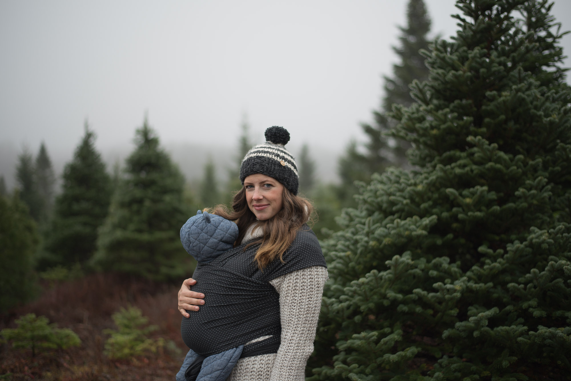 Wild Rosebuds continues her family tradition of tagging a Christmas Tree at her Great Uncles lot