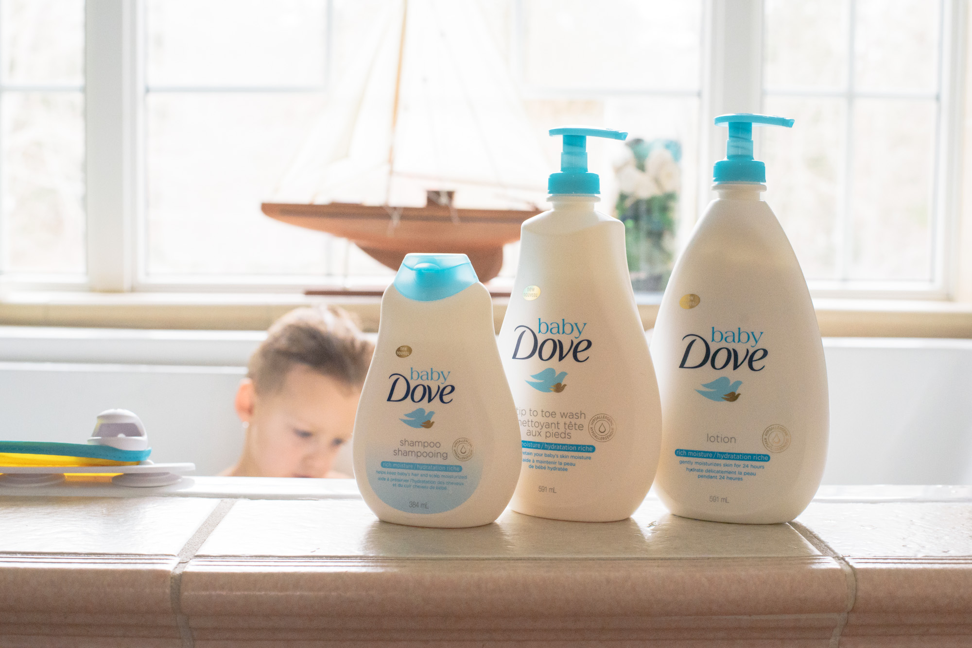 Wild Rosebuds: Calming our baby's skin with Dove Baby