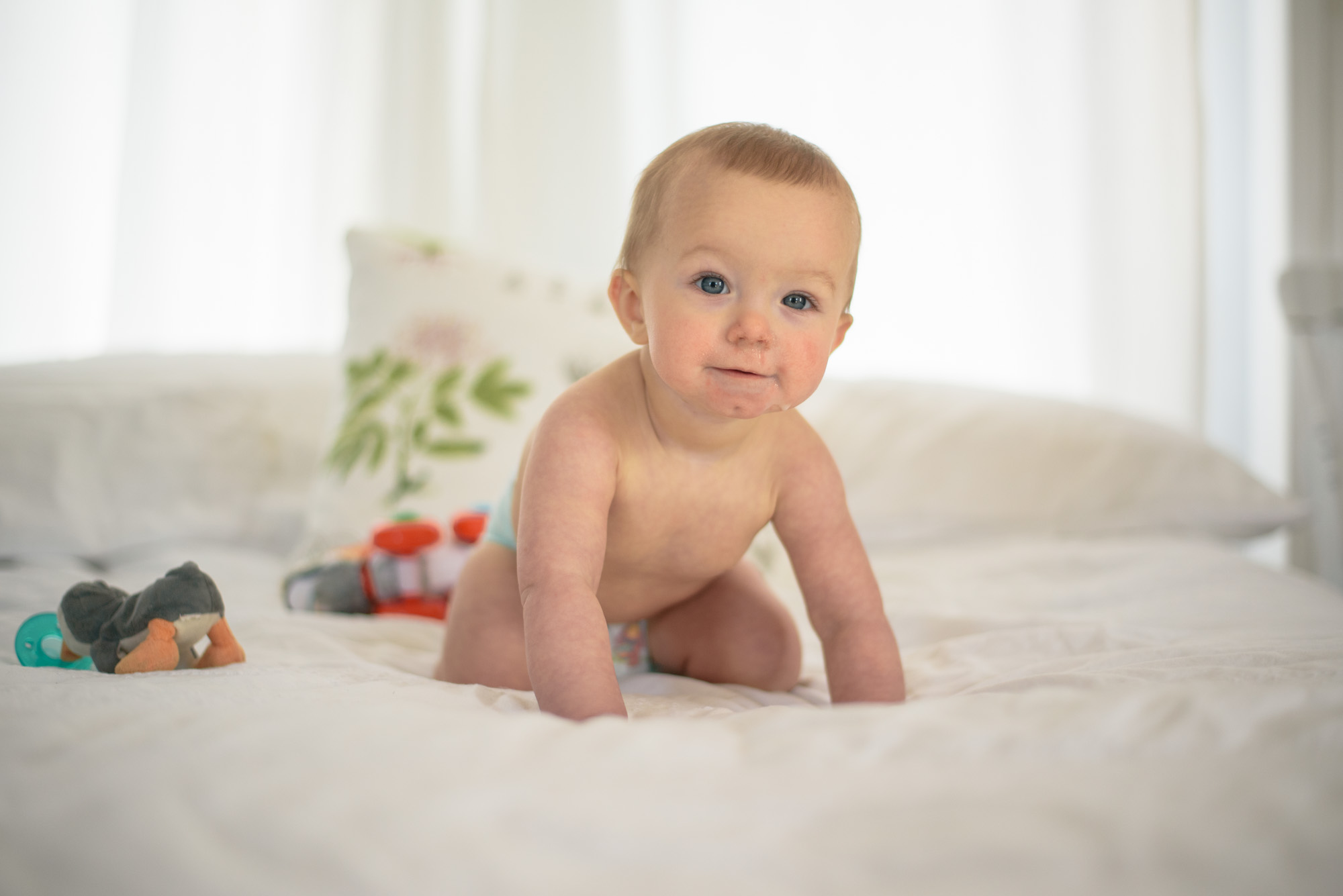 Wild Rosebuds: Calming our baby's skin with Dove Baby