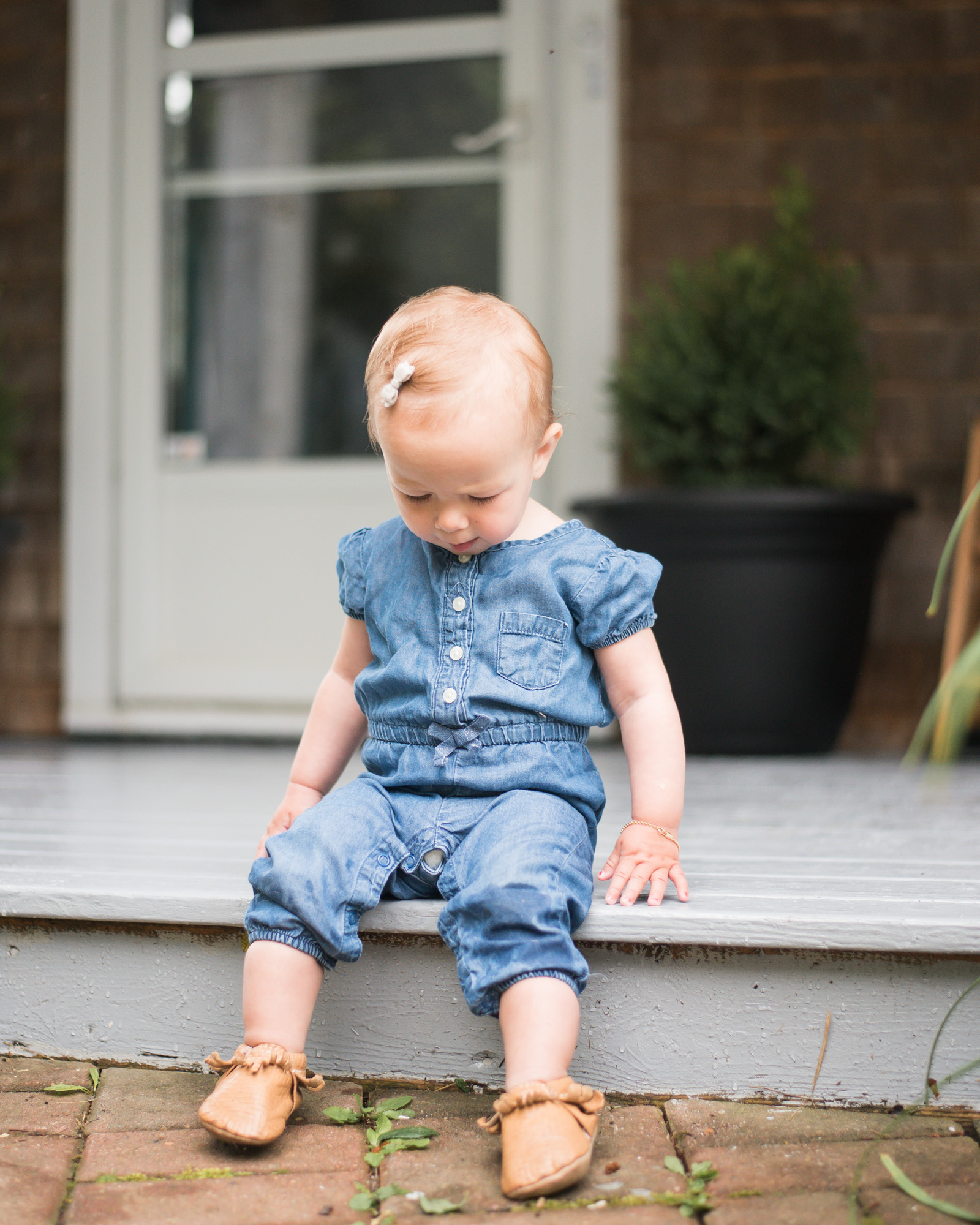 Wild Rosebuds little Poppy in Freshly Picked Moccasins and why they mean so much to her.