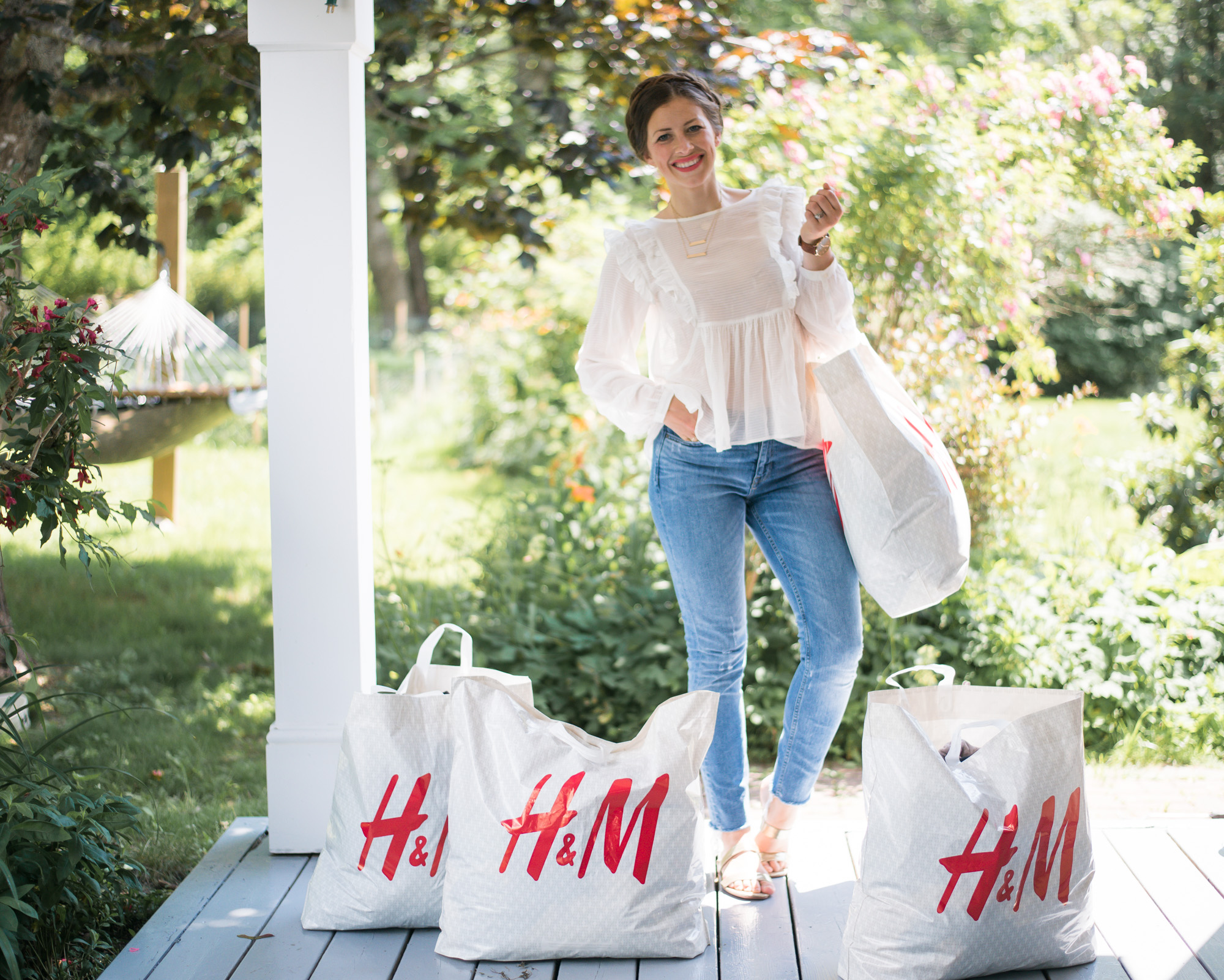 Wild Rosebuds on how to decided what to purge in your closet with H&M