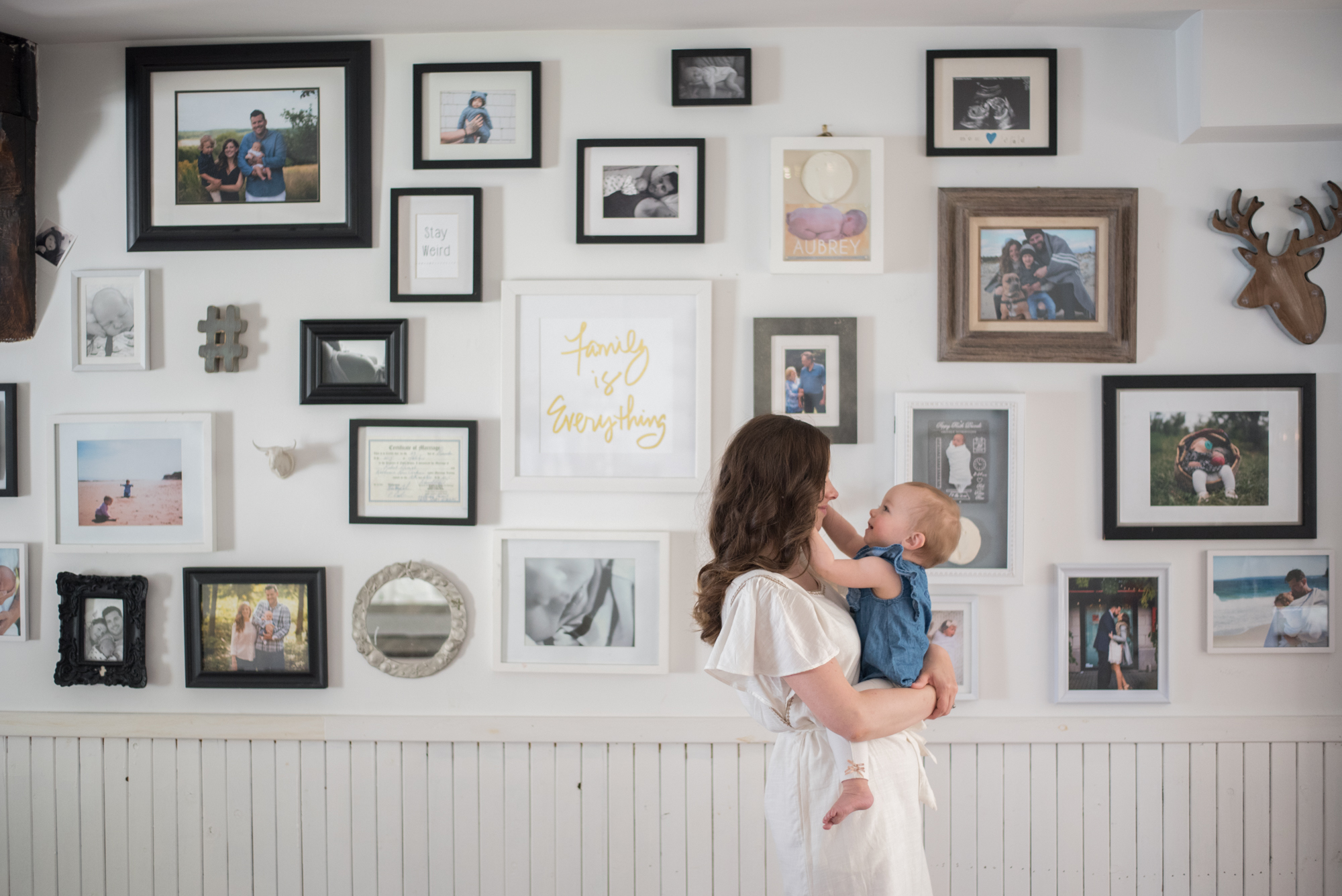 Wild Rosebuds: Home tour with HGTV.ca Photo Gallery Wall