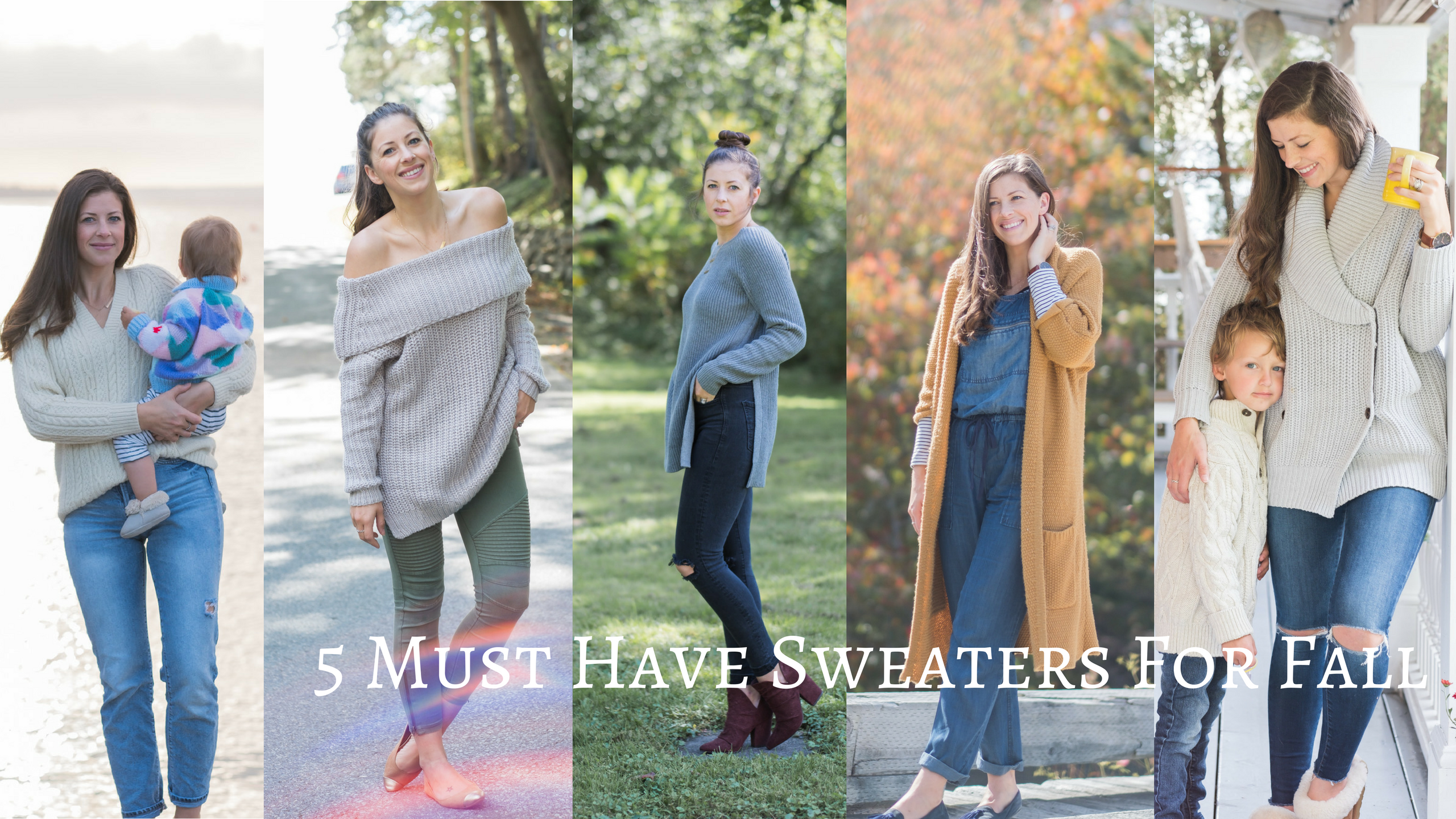 Wild Rosebuds| 5 Sweaters you need For Fall