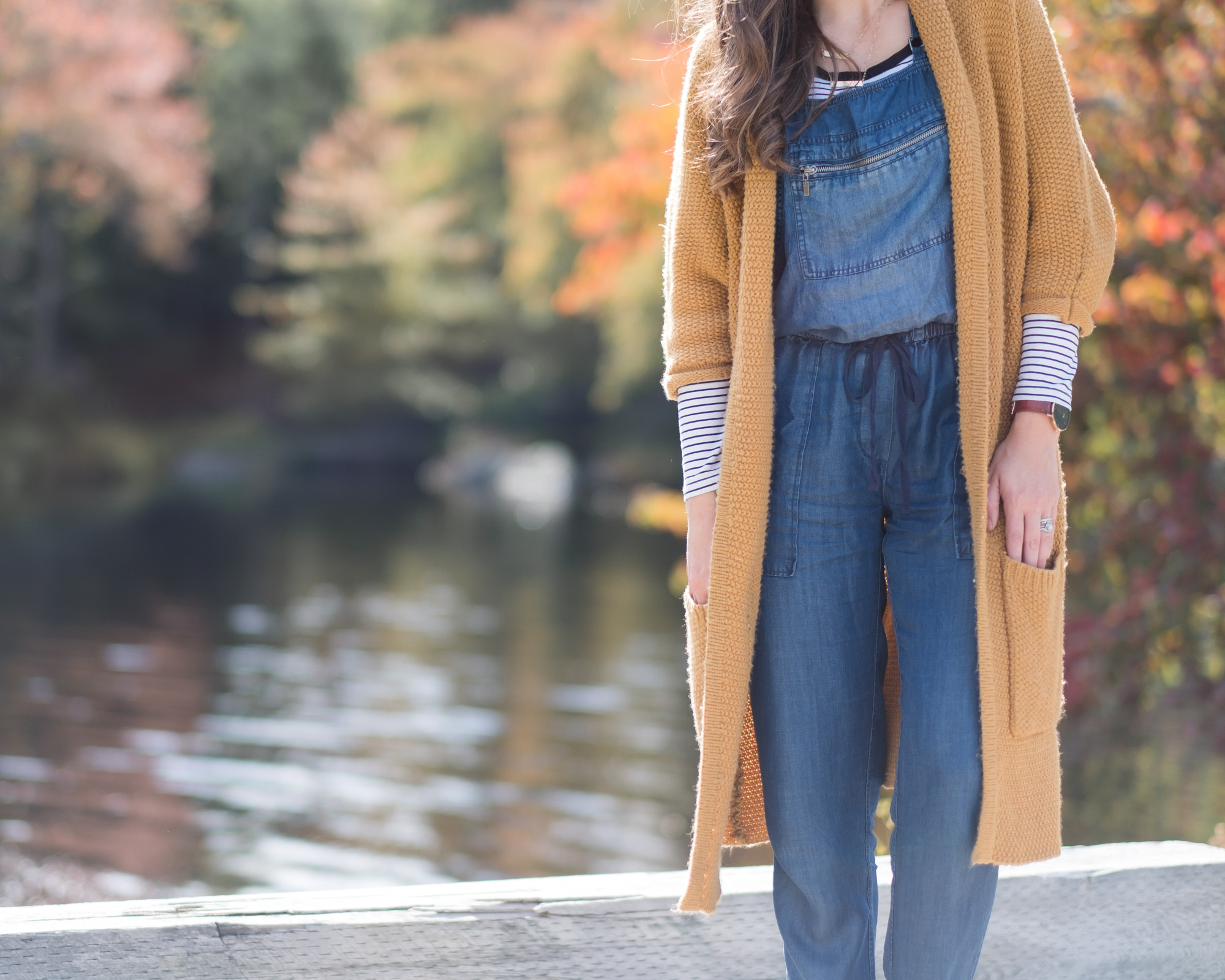 Wild Rosebuds| how to style a long open cardigan