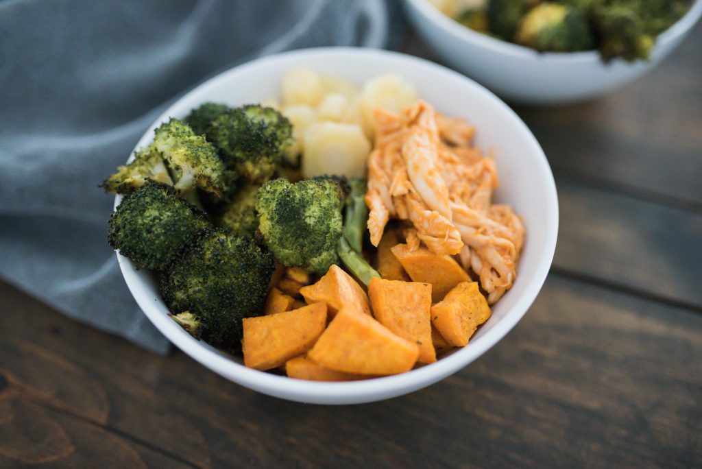 Quick And Easy Paleo Friendly Roast Chicken Bowl - The Wild Decoelis