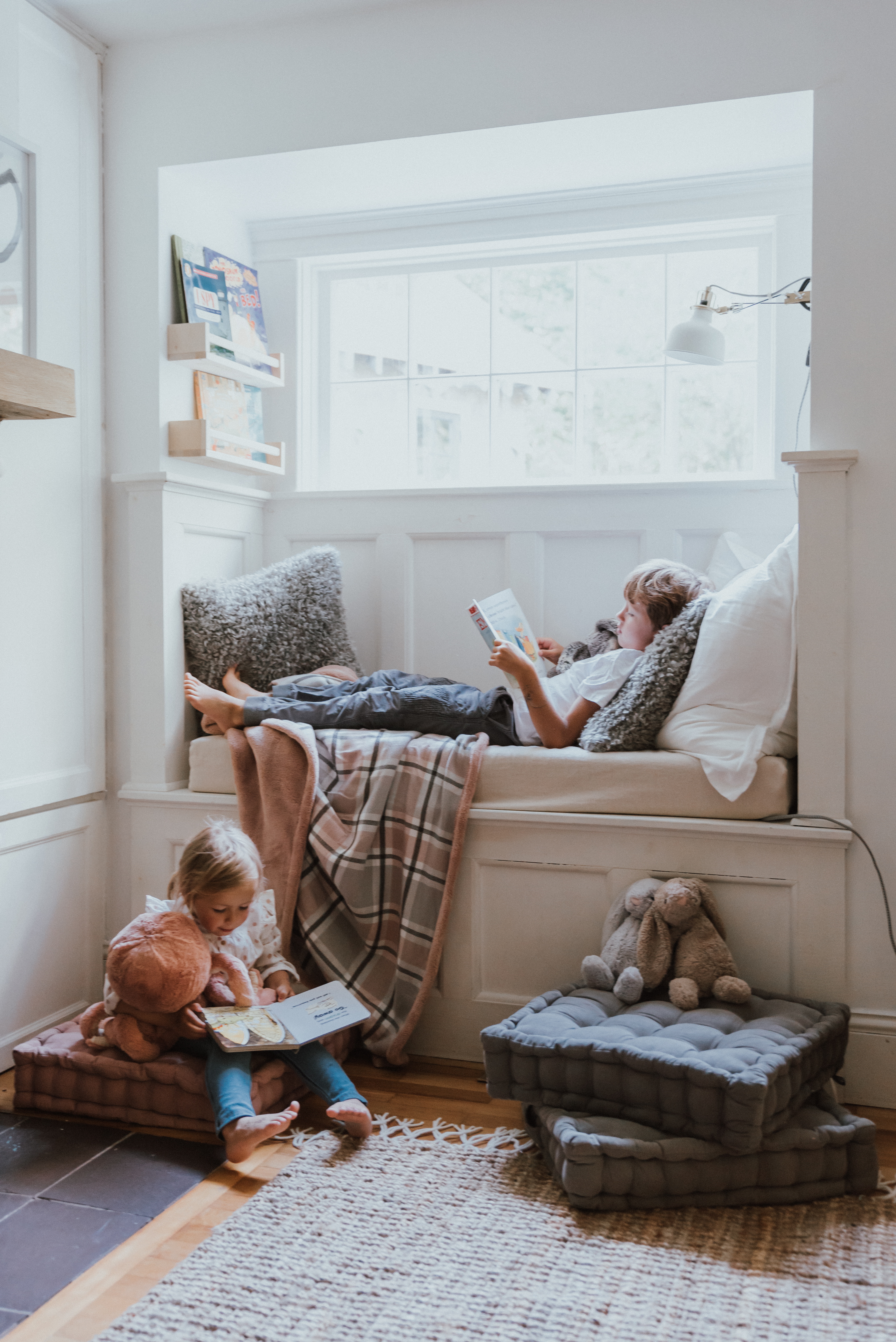 reading corner floor cushions