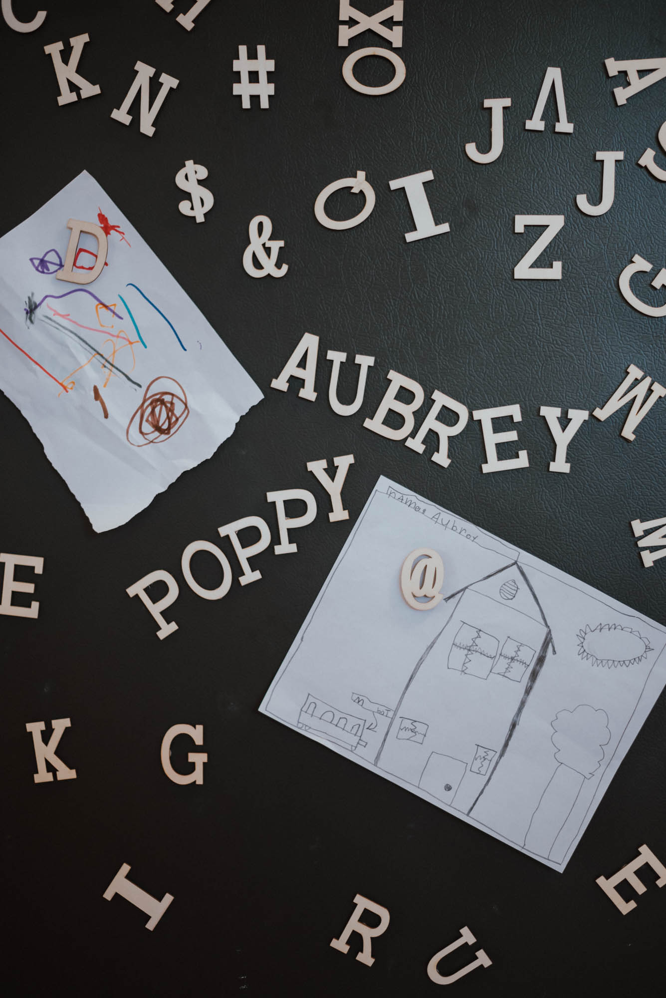 DIY Wooden Letter Magnets | The Wild Decoelis | perfect for families