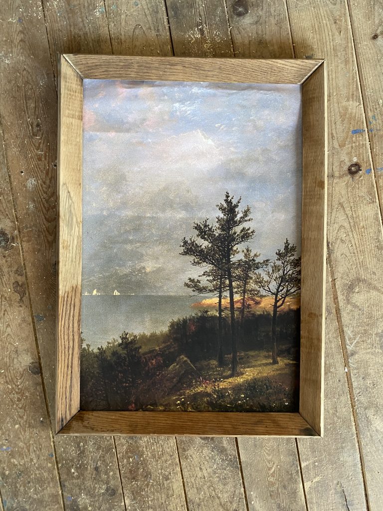 One Room Challenge: Week 2 - Reworking What you have | vintage frame and art work