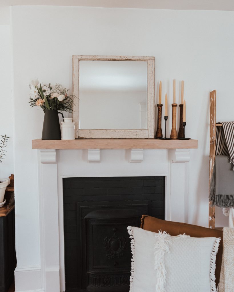 One Room Challenge: Week 2 - Reworking What you have | century home mantle