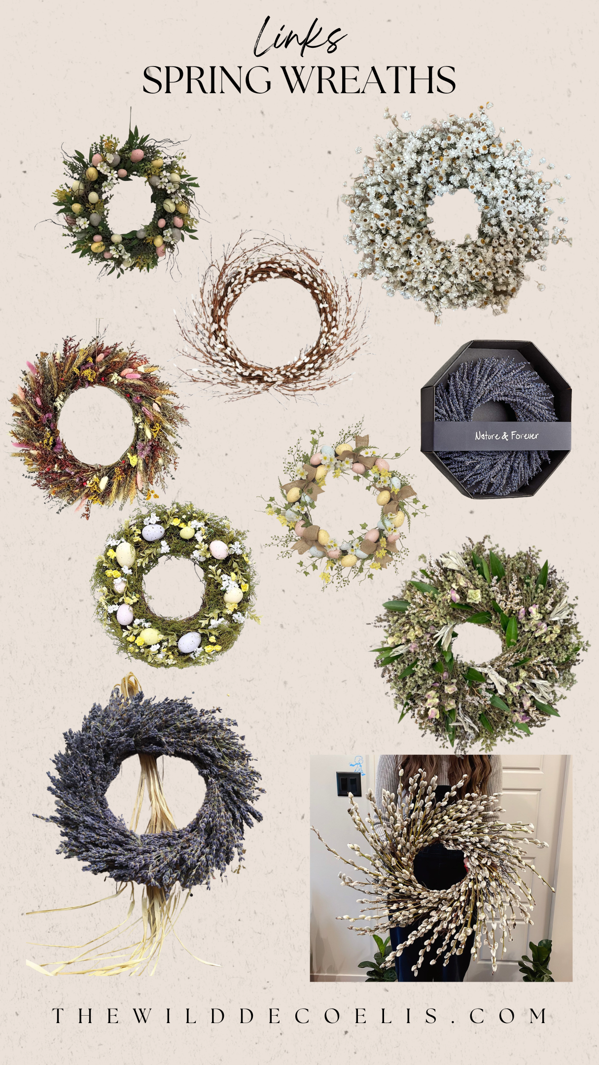 Spring Wreath Round Up with links